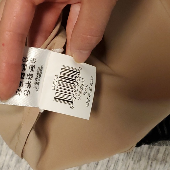 BCBG Nude Black Lace Dress 02 - Picture 7 of 7